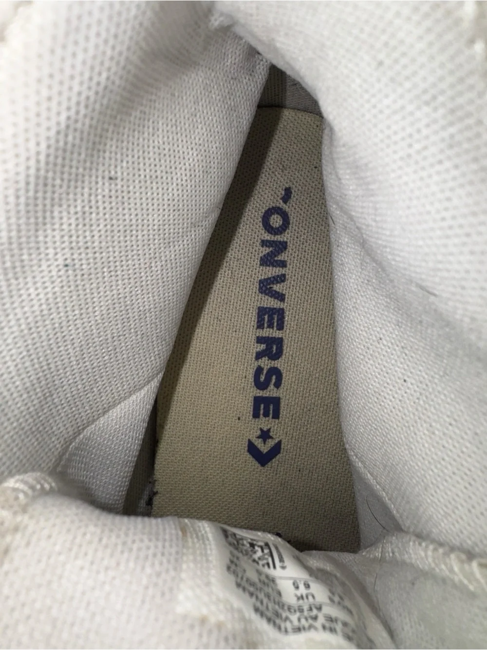 Converse Chuck Taylor High-Top Canvas Sneakers in Grey with White Accents - Picture 7 of 8